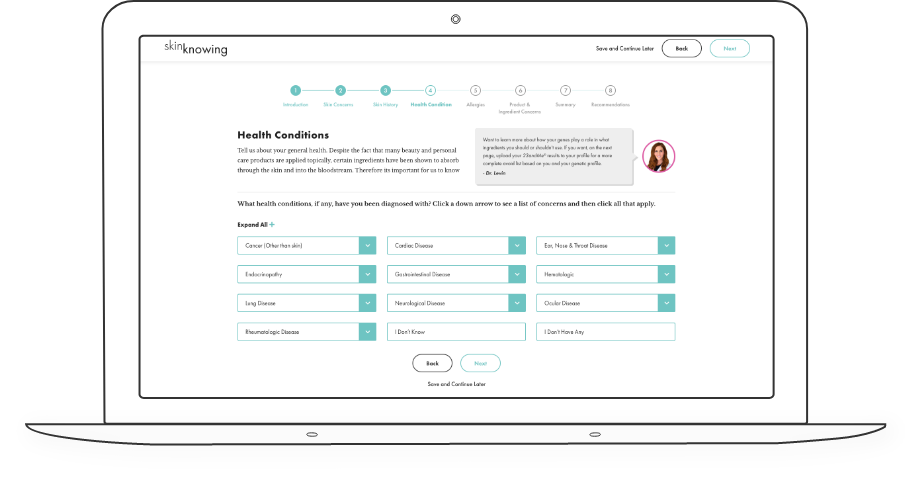 Screenshot of Step 1